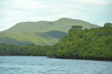 river in the mountains