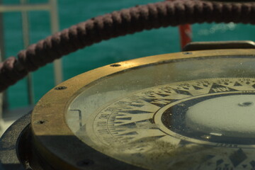compass on a ship