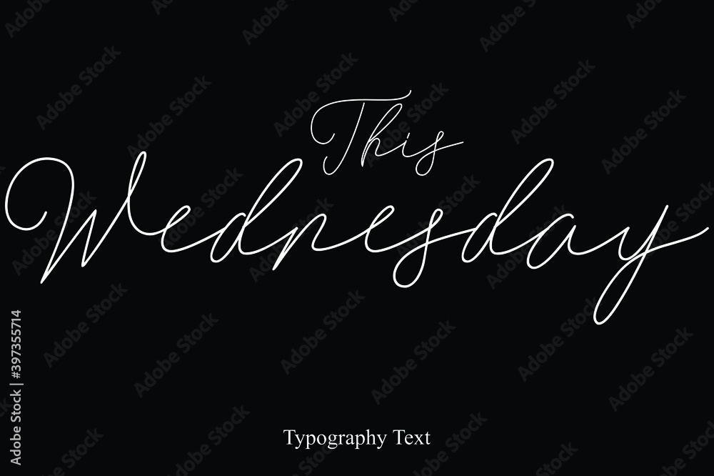 Fototapete handwritten cursive calligraphy typescript