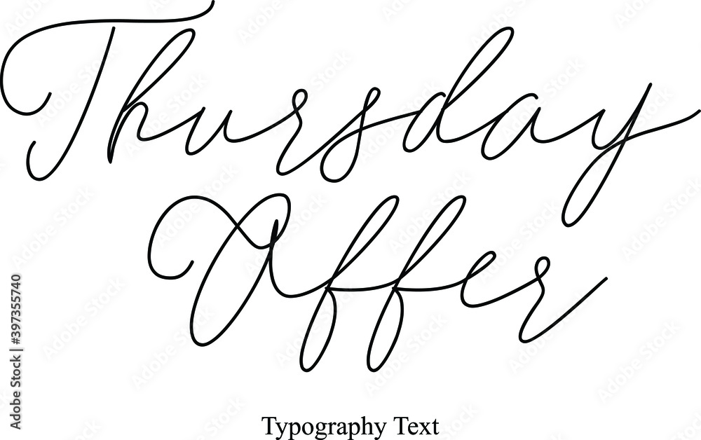 Fototapete handwritten typography typescript text