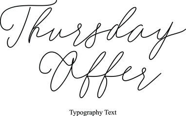 Handwritten Typography Typescript Text