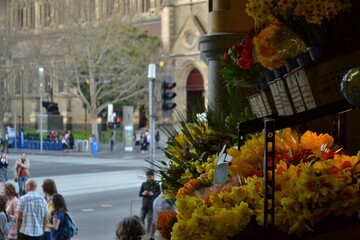 Flowers shop in Melbourne´s central station 