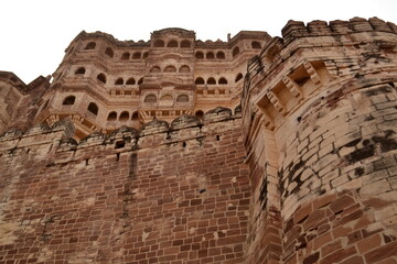 Plano nadir del castillo de la ciudad azul de India 