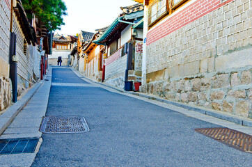 Buckcheon village in Seoul , South Korea.