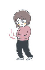 お腹が痛い人・ベクター3