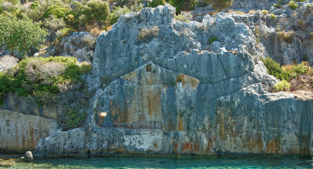  Kekova is an island that under the water preserves the ruins of 4 ancient cities,that left the water in the II century BC. in because of the earthquake