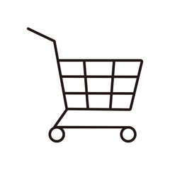 Shopping Cart Icon. Online Market Illustration