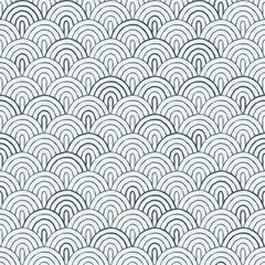 Handmade geometric seamless pattern