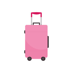 pink bag icon isolated vector design