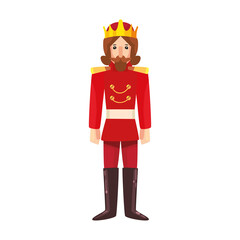 Isolated prince toy vector design