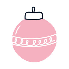 merry christmas sphere vector design