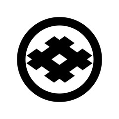 井桁紋・丸に井桁（まるにいげた）