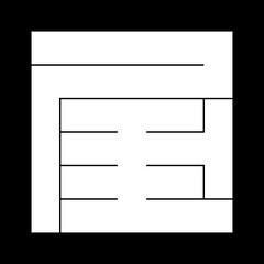 家紋　角字　や　屋