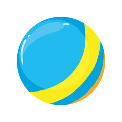 Isolated ball toy vector design