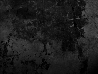 Dark wall black and white cement background, grunge texture concrete, Gray pattern grungy
