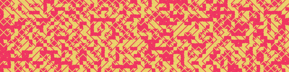 Abstract Geometric Pattern generative computational art illustration