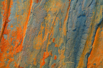 The texture of stone wall corrosion or grunge stone texture use for web design and wallpaper...