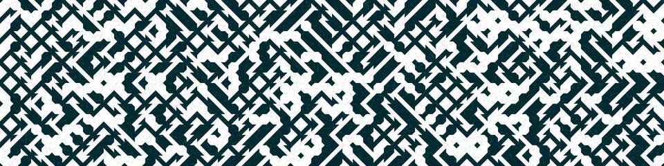 Abstract Geometric Pattern generative computational art illustration