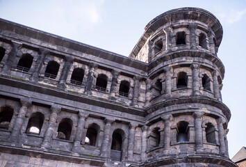Fototapeta premium Porta Nigra (Black Gate) - the biggest and most well-preserved ancient gates worldwide