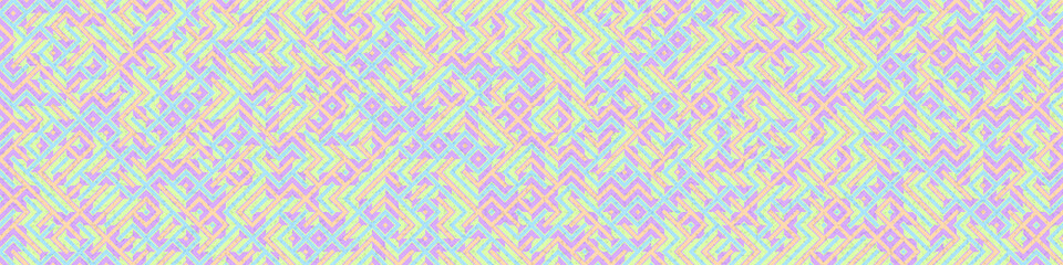 Fototapeta premium Abstract Geometric Pattern generative computational art illustration