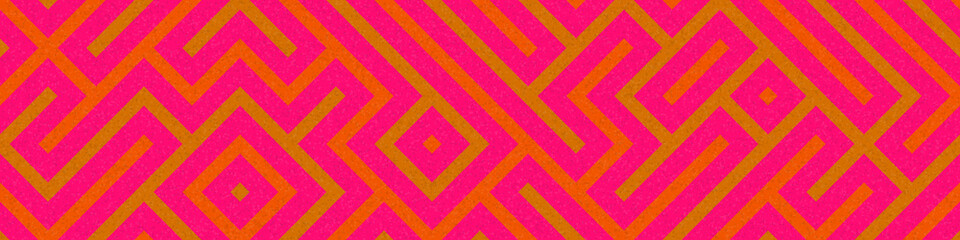 Abstract Geometric Pattern generative computational art illustration