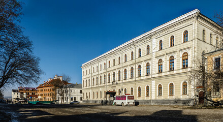 Fototapeta na wymiar Historical Buildings of Kamianets-Podilskyi, Ukraine