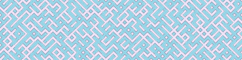 Abstract Geometric Pattern generative computational art illustration