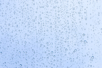 Rain drops on window glasses texture background