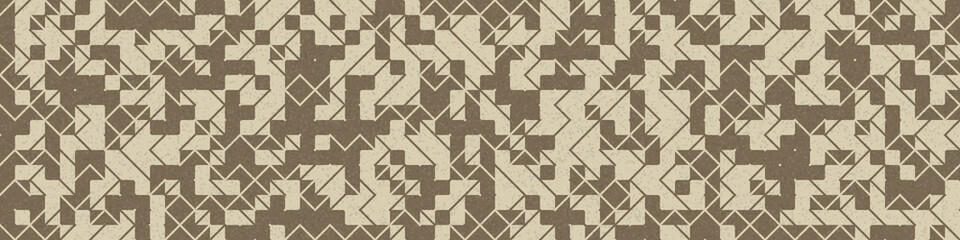 Abstract Geometric Pattern generative computational art illustration
