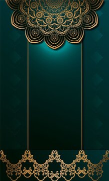 Luxury ornamental mandala design arabic islamic east style 