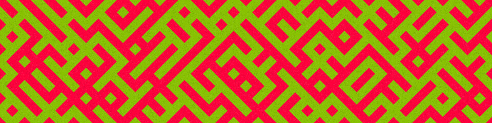 Abstract Geometric Pattern generative computational art illustration