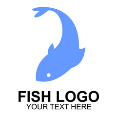 company logo or business logo in the shape of a fish. Creative logo designs with beautiful shapes
