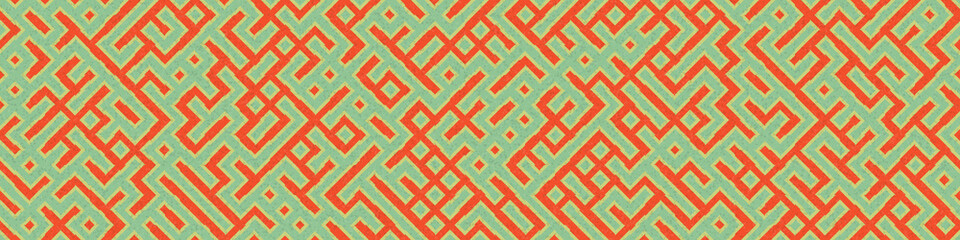 Abstract Geometric Pattern generative computational art illustration