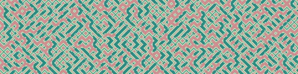 Abstract Geometric Pattern generative computational art illustration