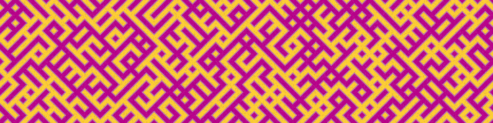 Abstract Geometric Pattern generative computational art illustration