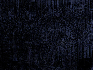 Dark cement texture background, Black-blue grunge concrete, Closeup indigo wall grungy old abstract