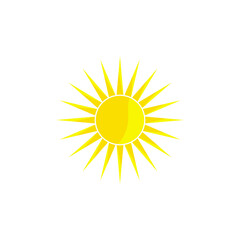 Abstract vector Sun logo icon vector. Sun logo deign template.