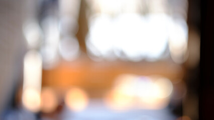 Abstract bokeh lights with soft light. Photo for graphic design or background