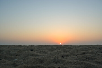 sun view from the beach