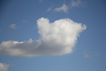 blue sky with clouds
