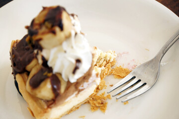 食べかけのケーキ