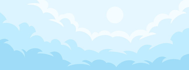 Cloudy sky background