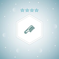     comb vector icons illustration