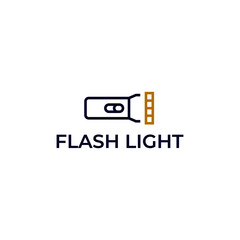 flashlight icon or logo isolated sign symbol vector illustration.