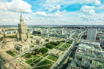 Obraz premium Culture Palace of Warsaw