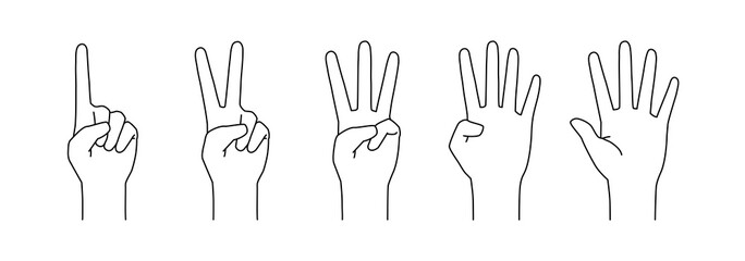 the hands which count the number