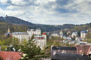 View of Karlovy Vary, Czech republic