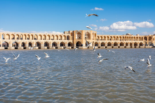 Zayanderud is the largest river of the Iranian Plateau in central Iran.