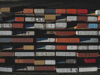 Obraz premium Shipping cargo in harbor, South Africa