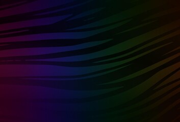Dark Multicolor vector abstract blurred layout.